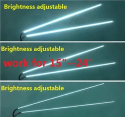 adjustable light LED backlight kit 540mm,work for 15 17 19 22 inch 24