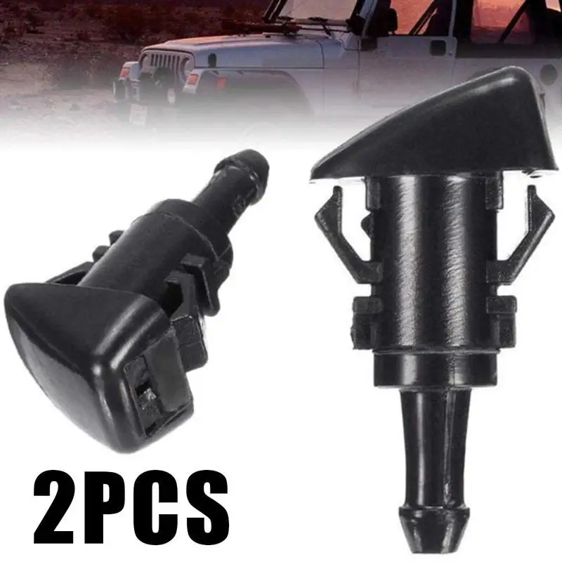 2PCS Front Windshield Washer Nozzles For 2010-2014 Kia Sorento For 2015-2022 Kia Sportage MK4 OEM: 986302K100 Spray Jet Kit