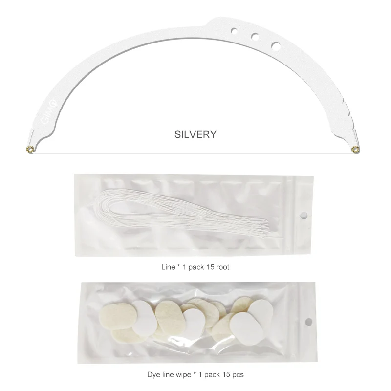 Microblading Mapping Make Up Measuring Tool Eyebrow Positioning Thread Dyeing Liners Semi-Permannet Line Ruler