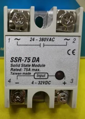 10PCS SSR-75DA Single-Phase Solid State Relay 75A DC control AC SSR75DA