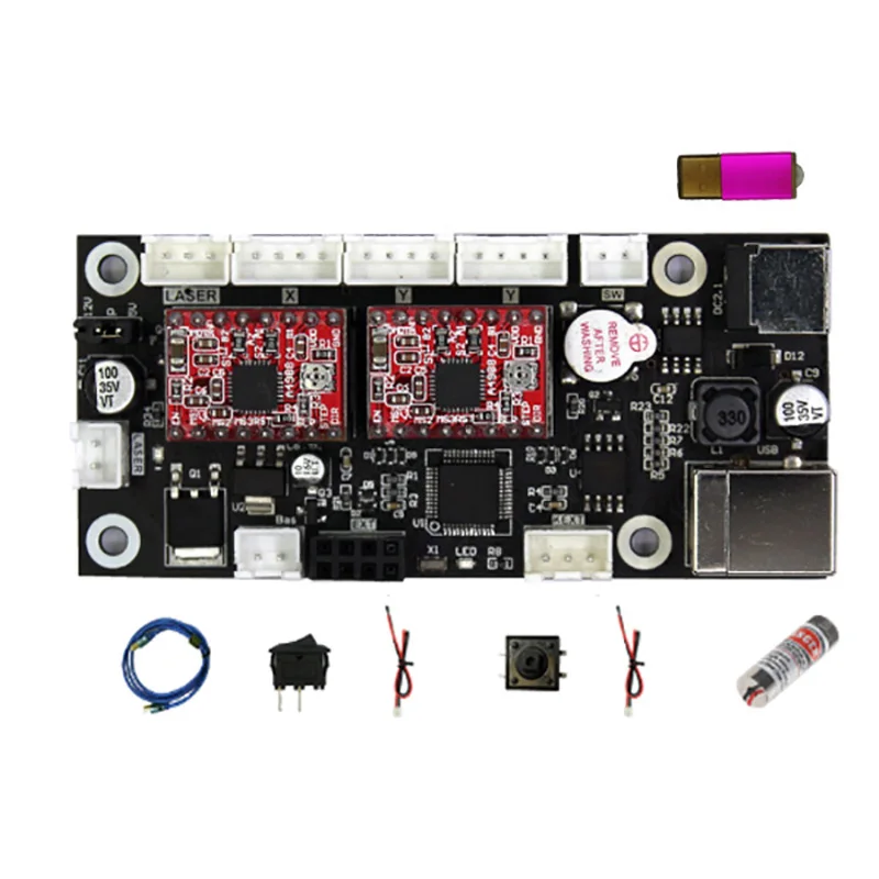 Arduino macchina per incisione offline macchina per incisione USBCNC tagliatrice GRBL la velocità della scheda offline è 10 volt