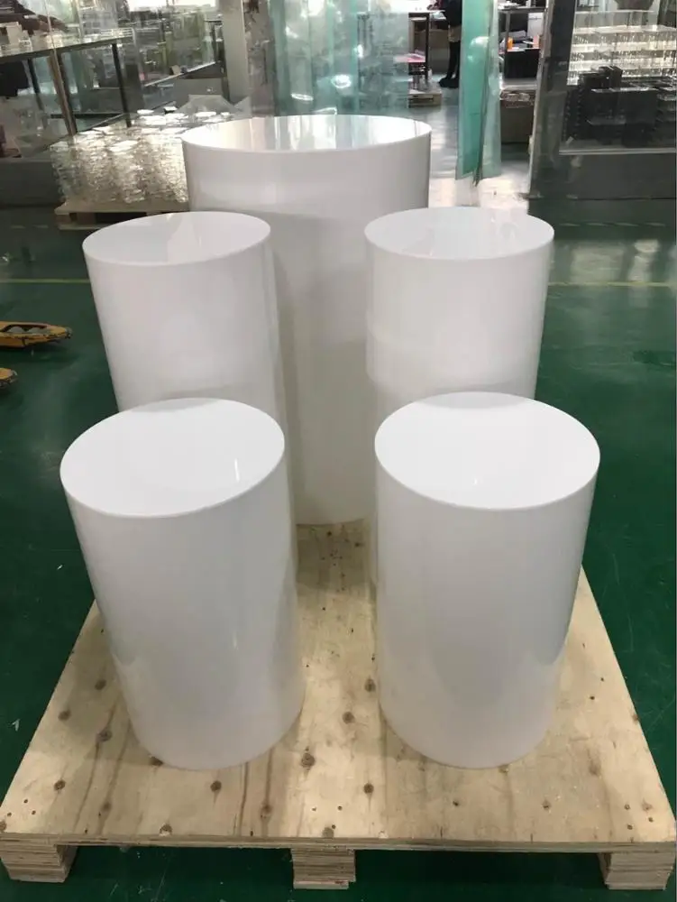 5pcs/set)new  wedding acrylic plinths wholesale acrylic plinths and pedestals senyu1656