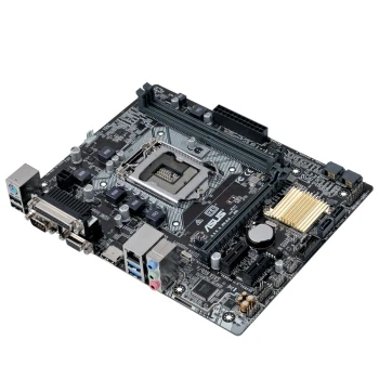 Imagem -03 - Placa-mãe Lga1151 Chipconjunto Ddr4 Intel H110 Usado Asus-h110m-d