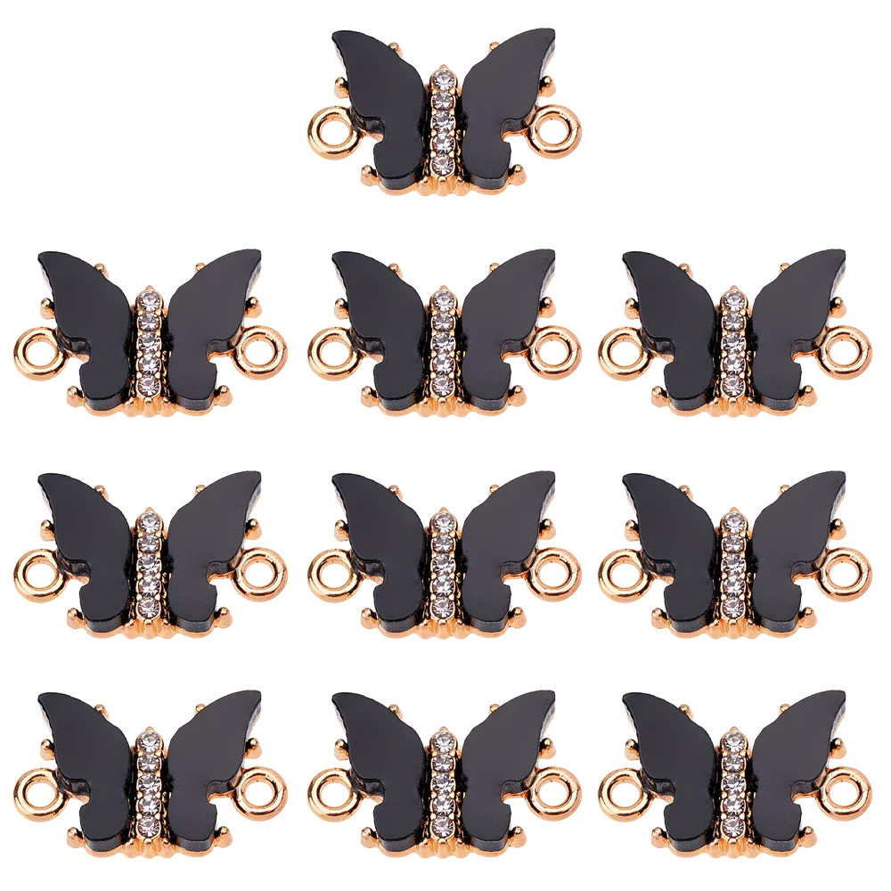 Peixin 10Pcs/Set High Quality Multicolor Acrylic Butterfly Connector for DIY Bracelet Necklace Jewelry Making Animal Accessories