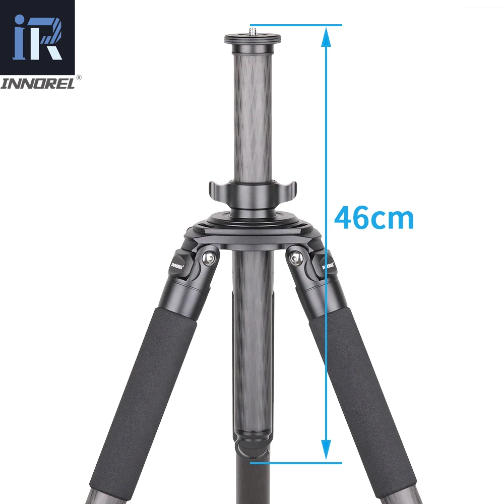 ER40C 10 Layers Carbon Fiber Tripod Mid Column 40mm Tube Lifting Extension Rod Mount Suit RT90C/LT364C For DSLR Camera Camcorder