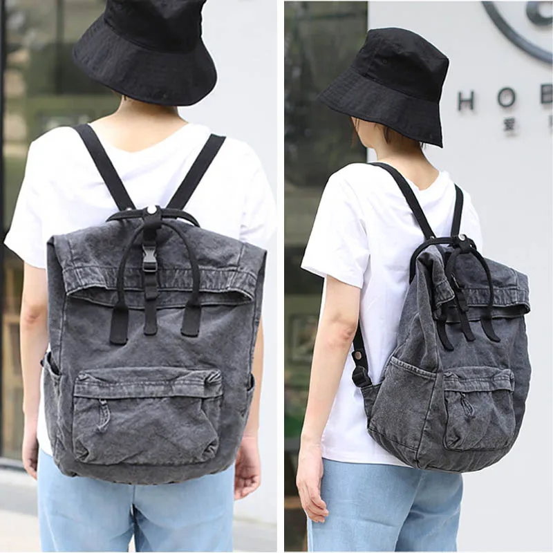 Wehyah Designer Backpack Woman Bags for Women Anti-thief Backpack Men Bag Denim Rucksack School Bags for Teenagers Bagpack ZY072