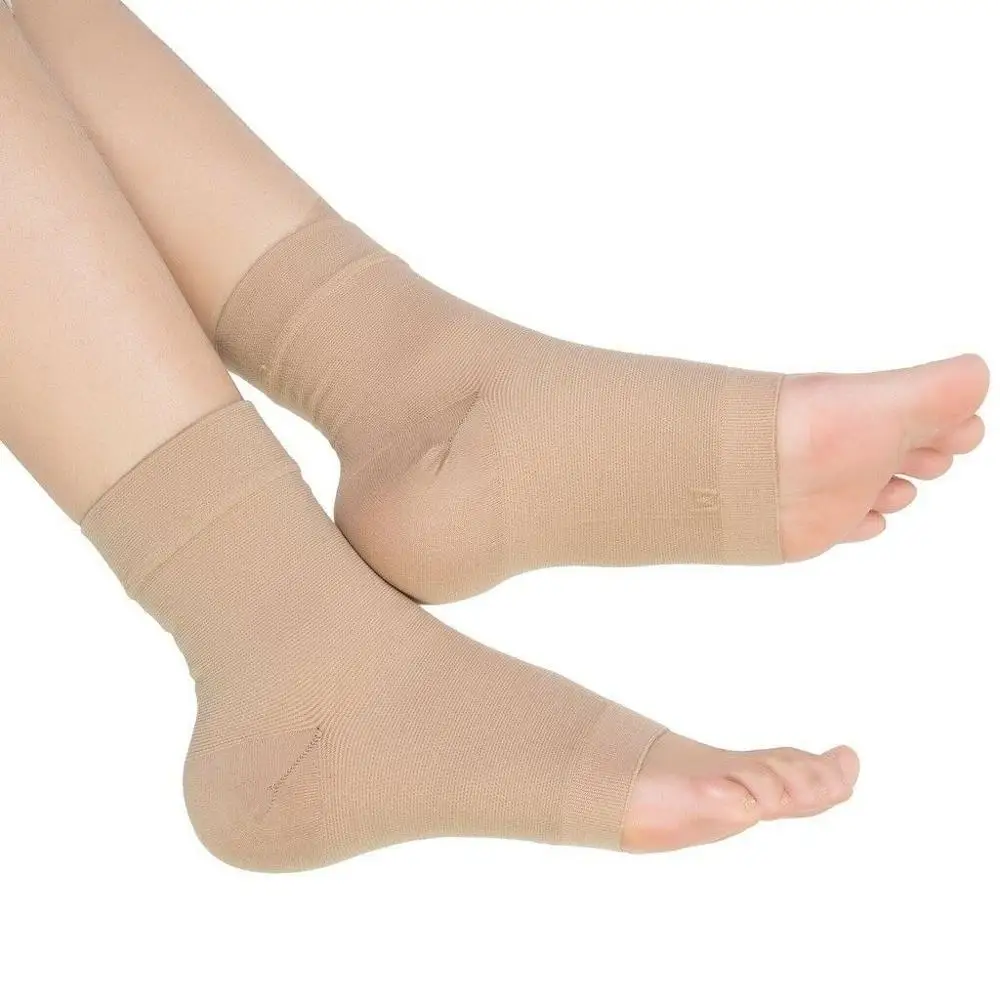 Foot Anti-Fatigue Compression Sleeve Short Tube Ankle Support Open Toe Socks Plantar Fasciitis Pain Relief Mens Womens Hot Sale
