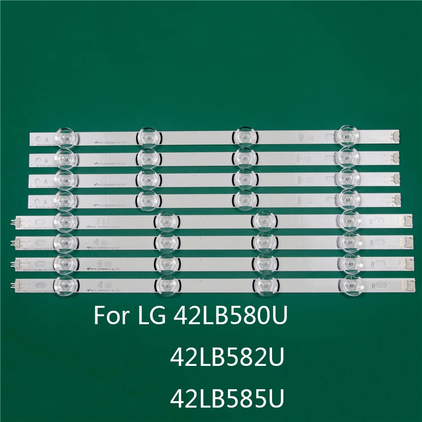 LED TV Illumination Part Replacement For LG 42LB580U 42LB582U 42LB585U 42 inch LED Bar Backlight Strip Line Ruler DRT3.0 42 A B