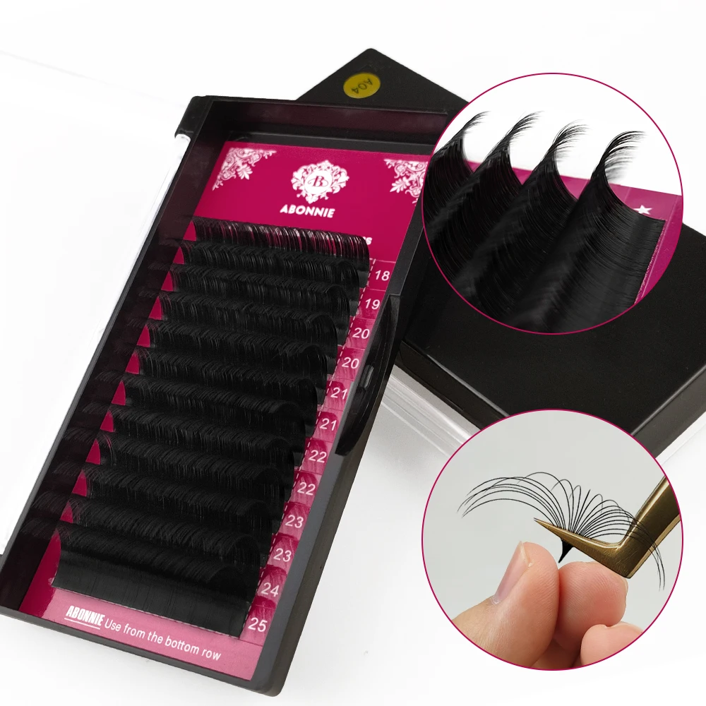 Matte Black C/D/ CC Classic Mink Lashes Premium Volume Individual Eye Lash Extensions Professional Fake Lashes Tray Cilios