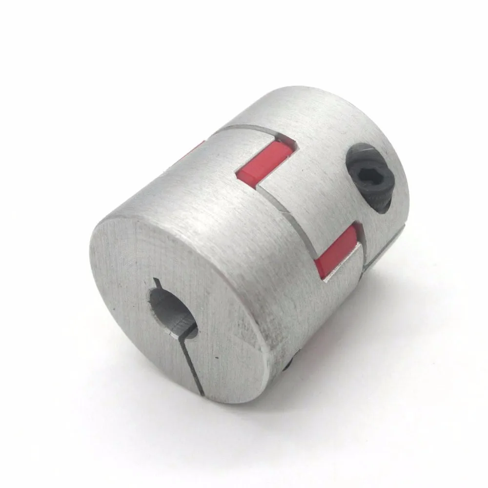 Plum Coupling 1PC 55mm*66mm d1 to d2 Dia.10/11/12/12.7/14/15/16/17/18/19/20/22/24/25/28/30mm for CNC Motor