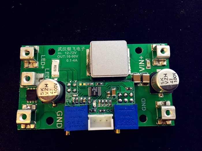 DC-DC 전원 LED 정전류 입력 9-90V 출력 10-95V 전류 가변 0.01-3A