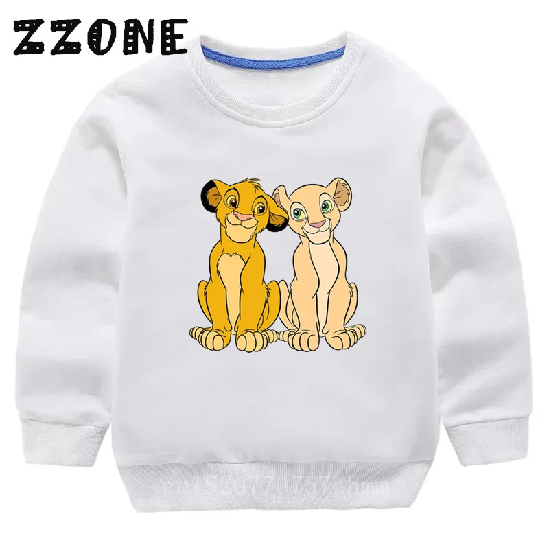 

Children's Hoodies Kids Cute Lion Cartoon Animal King Print Sweatshirts Baby Pullover Tops Girls Boys Autumn Clothes,KYT5315