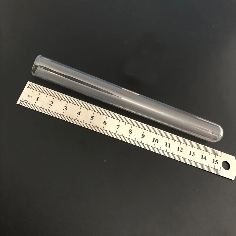 50 pieces/lot 15*150mm lab Glass Test Tube Thickened Transpatent Glass tube Laboratory Supplies