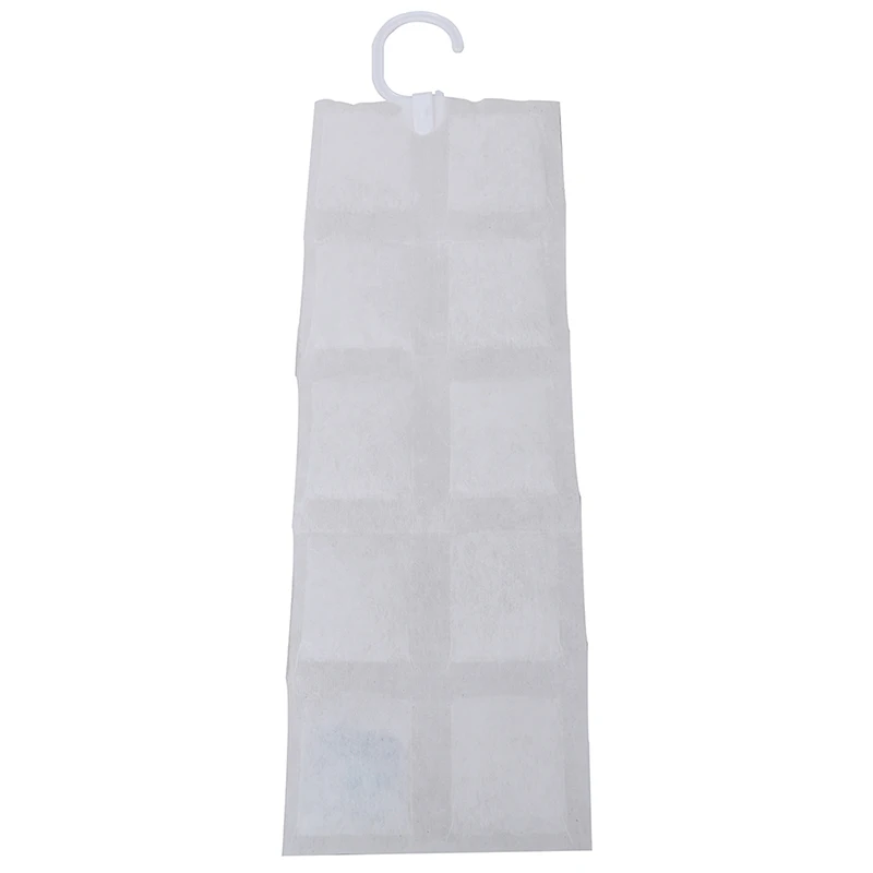 Sac de déshumidificateur à 10 grilles, absorbeur d'humidité, garde-robe suspendue, hygroscopique, Anti-moisissure, Agent de séchage déshydratant pour la maison