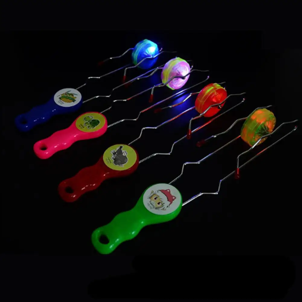 Creative Light-up Gyro Wheel Rail Twirler Spinning Flashing Gyro Science Toy Kids Gifts Educational Puzzle Toys