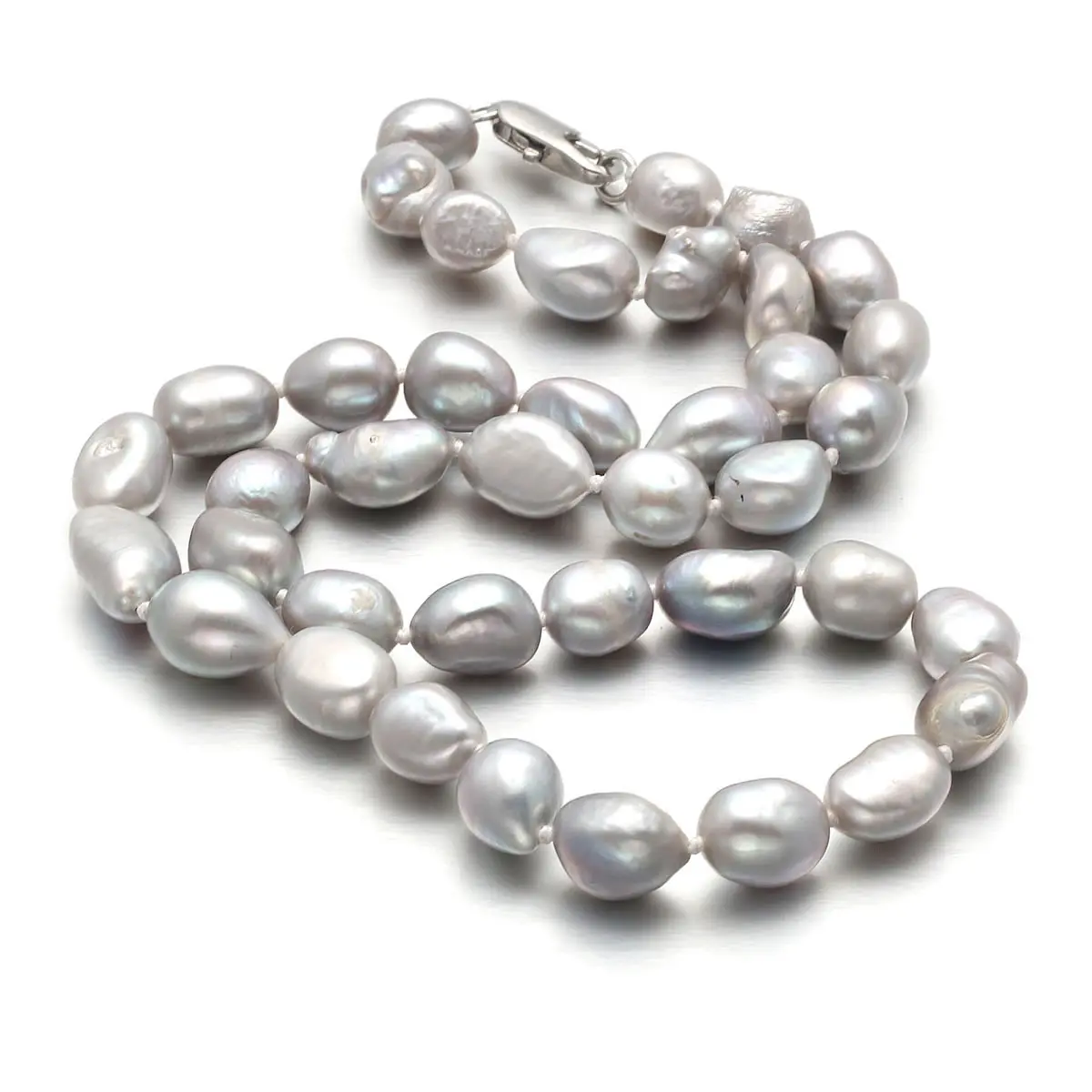 High Quality 100% Natural Freshwater Pearl Irregular Rice-shaped Beads for Jewelry Making DIY Bracelet Necklace 45cm