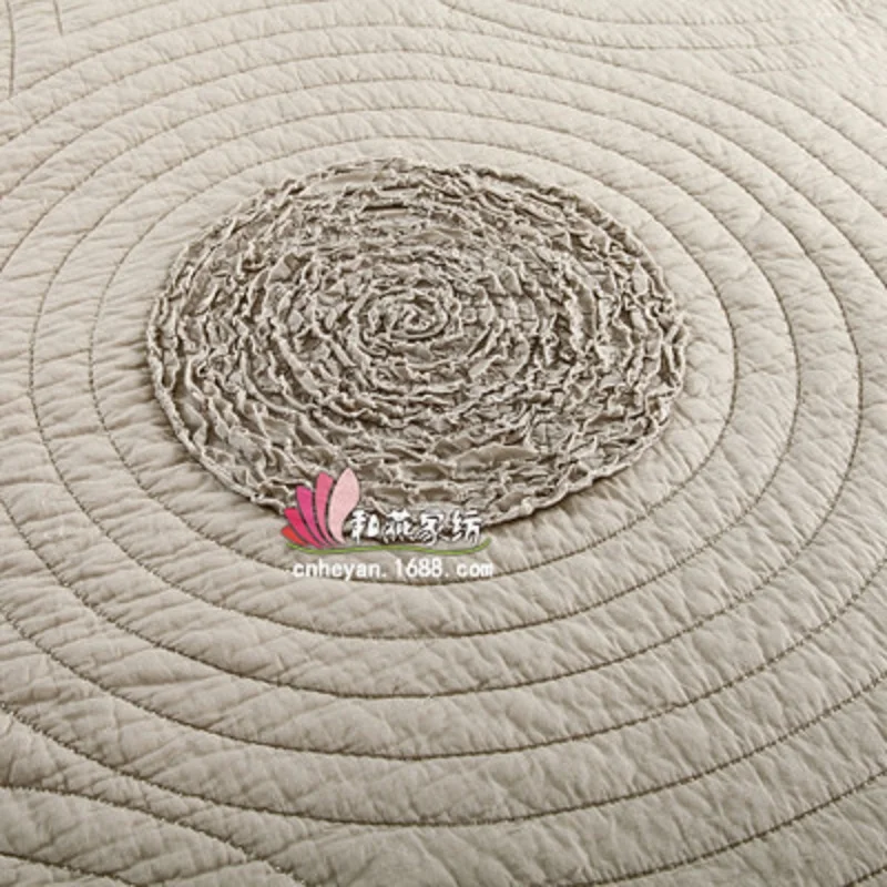 100% cotton material 1* bedspread 2 *pillowcases simple style Quilt Set Queen Quilted Bedspreads Comfortable luxury blanket