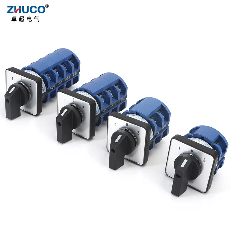 

ZHUCO SZW26/LW26-63 63A On-Off-On 1-0-2 Automatic Ganrator Change Over Switch Cam Switch 1-4 Phase D101.1 D202.2 D303.3 D404.4