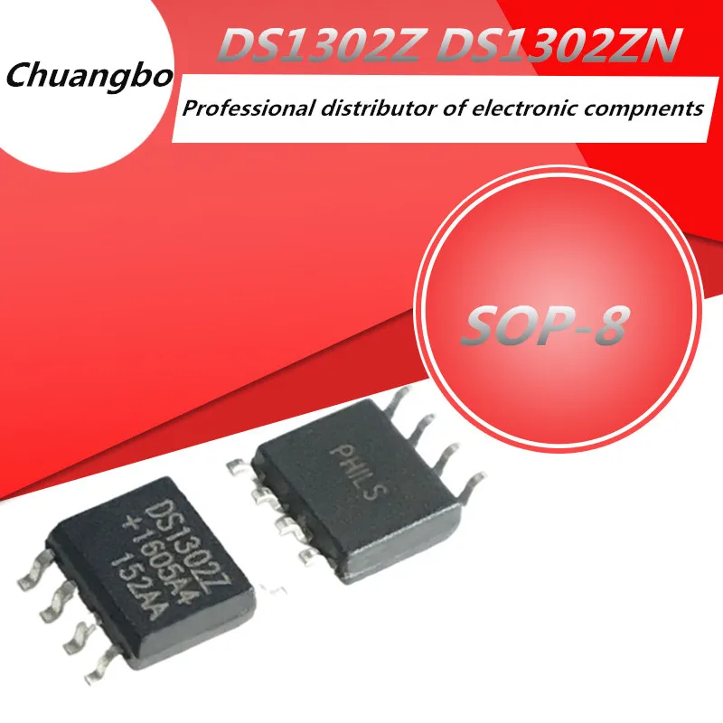 10pcs DS1302 DS1302Z DS1302ZN SOP-8 patch real-time clock IC