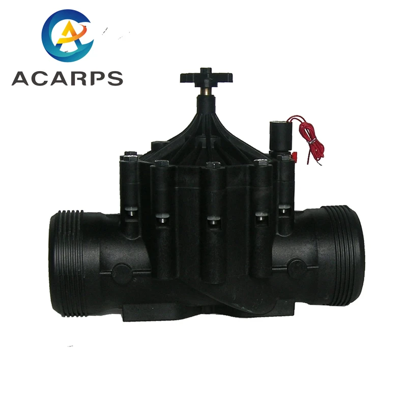 DN100 4inch 24vdc 220vac 24vac Irrigation Garden Flow Control Valve for Irrigation Nylon Material 10bar Flange Connection