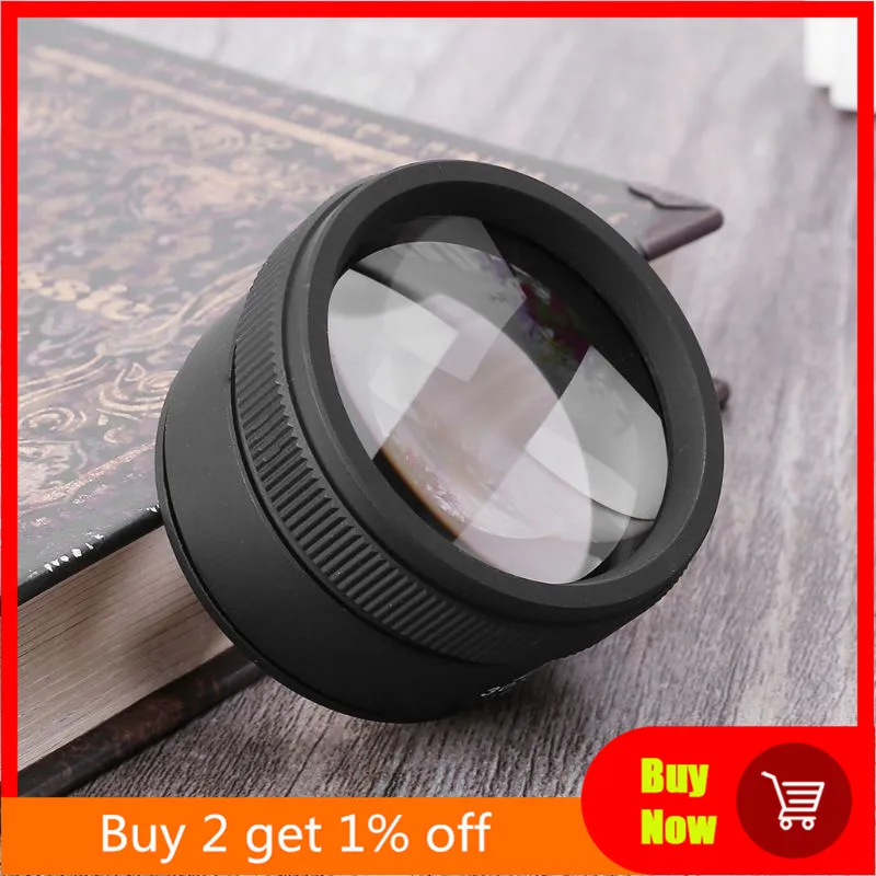 

1 pcs 30 x 40 Optics Loupe Metal Magnifier Jeweler Coins Stamps Magnifying Glass Lens