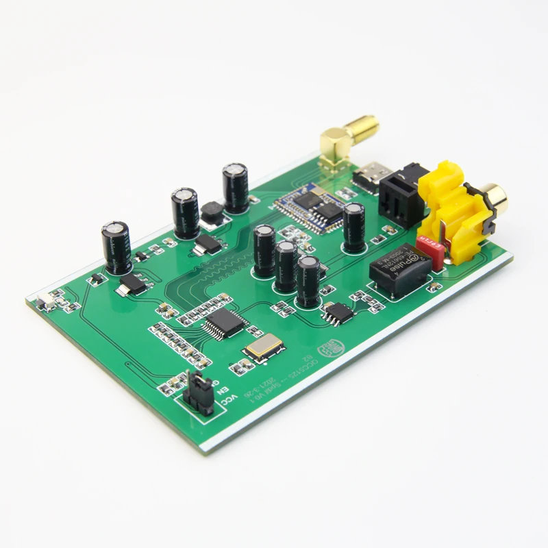 Módulo receptor Qcc5125 Bluetooth a fibra coaxial 5,0 aptx emparejamiento automático LDAC