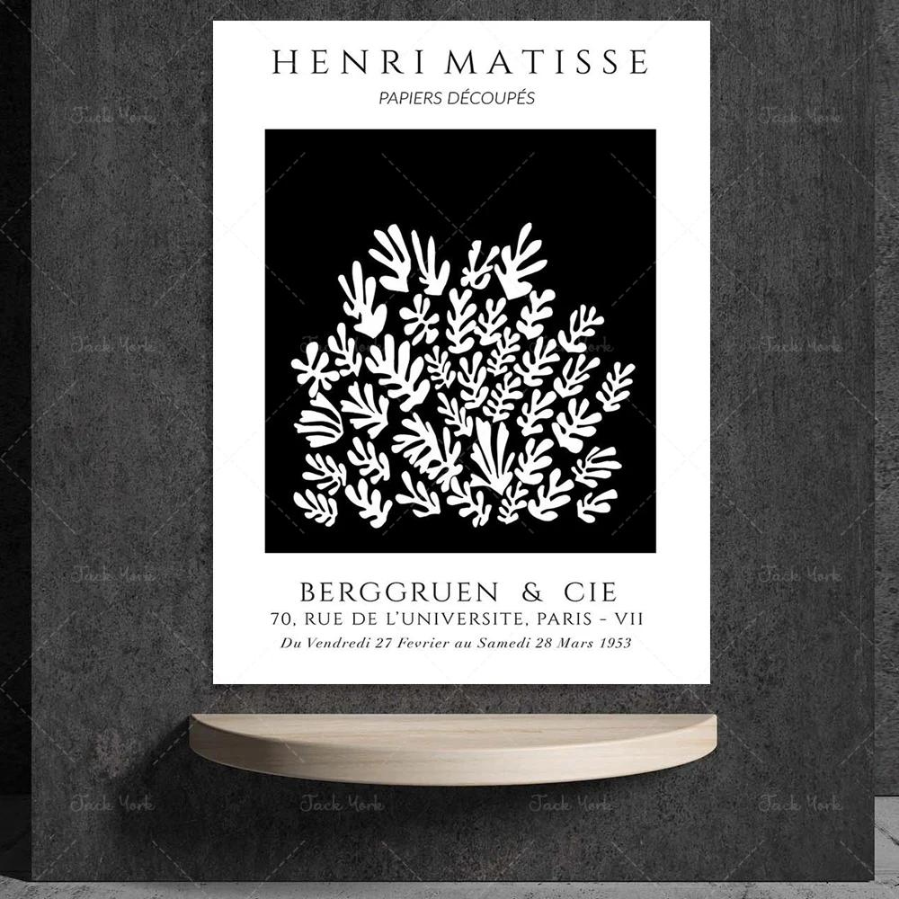 Matisse Exhibition Poster, Matisse Art Print, Modern Minimal, Matisse Wall Art, Matisse Poster, Matisse Print,