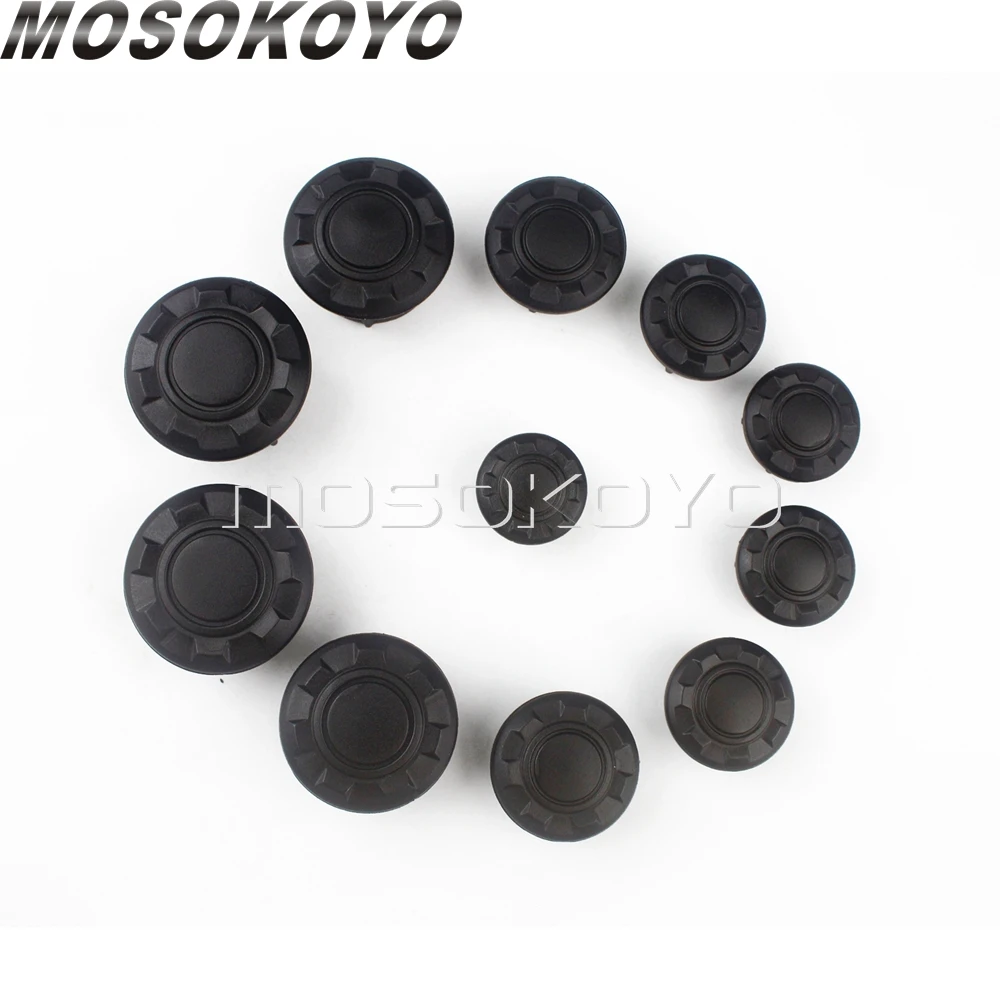 1 Set Motorcycle Frame Plug Caps ABS Black Hole Cover Cap Guards For BMW R nineT  2014-2019  R9T