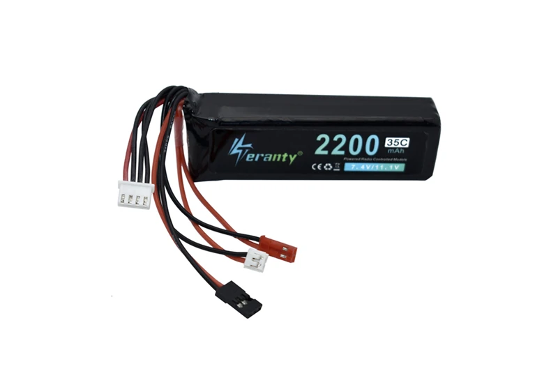 Teranty 11.1V 2200mAh LiPo Battery for Walkera DEVO 7 DEVO 10 DEVO12E F12E WFLY9 RadioLink AT9 AT10 Transmitter 3S 11.1v Battery