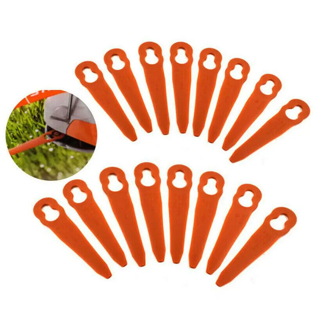 32Pcs/Set Plastic Cutter Blades For Stihl Polycut 2-2 FS45 Lawnmower Trimmer Tools For Home and Garden Tool