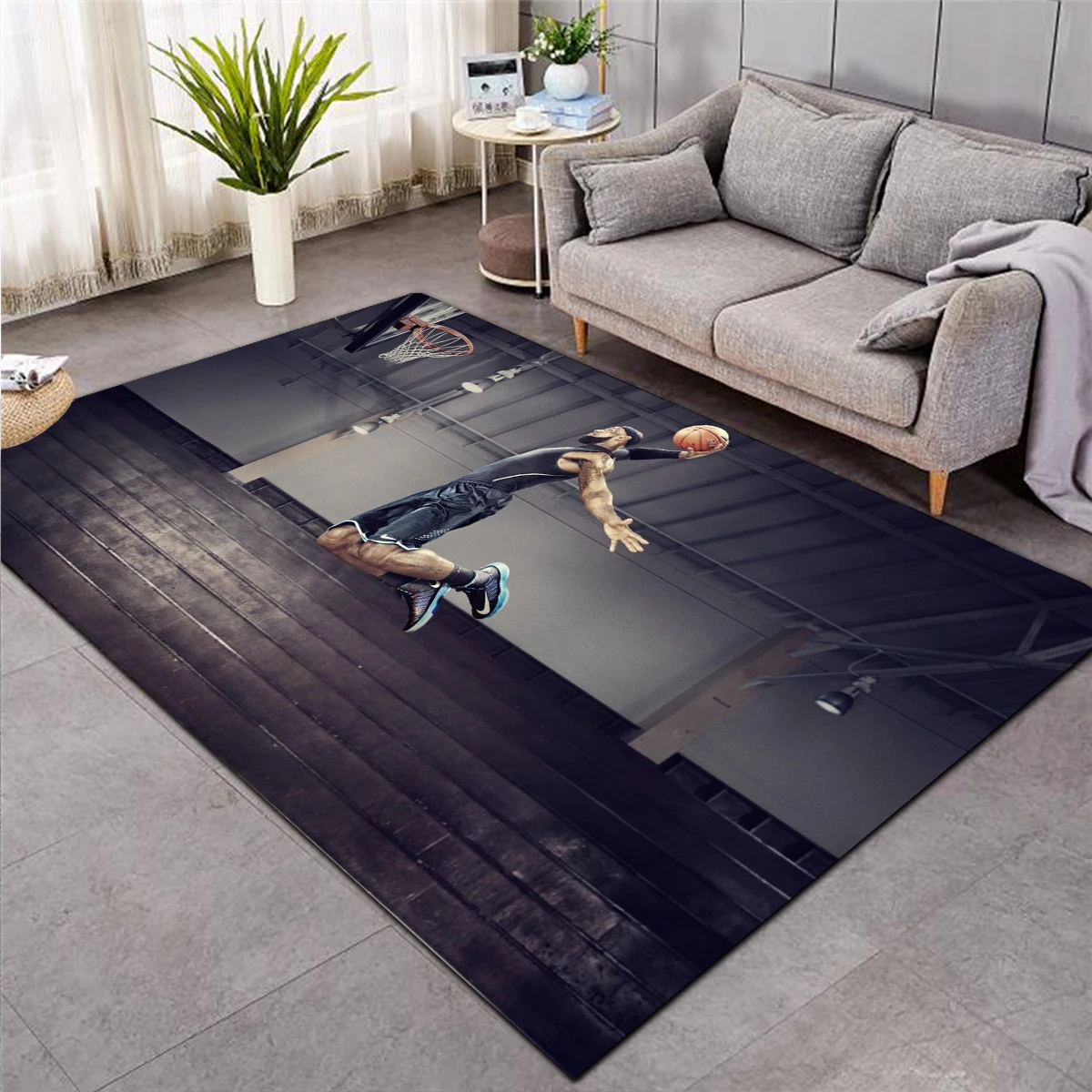 

3D Printed Rugs Mat Rugs Anti-slip Large Rug Carpet Home Decoration Living Flannel Print Bedroom Non-slip Floor Rug