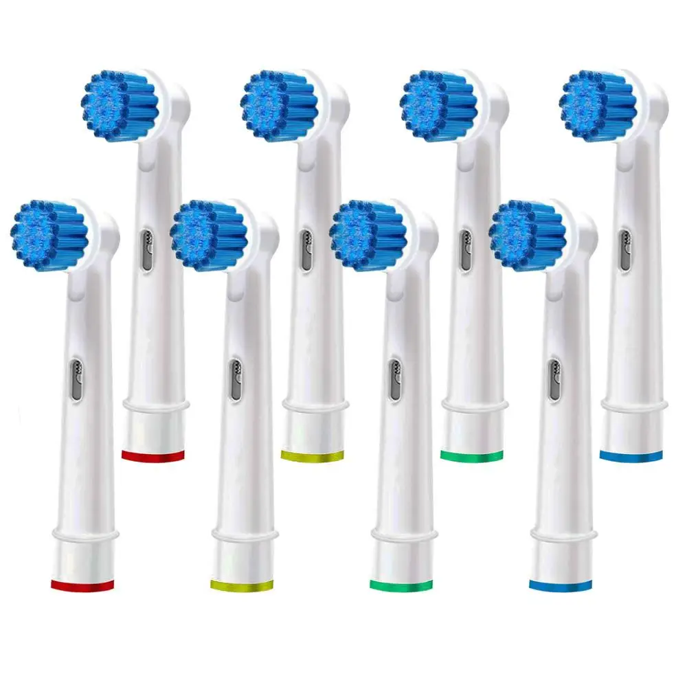 Sensitive Gum Care Electric Toothbrush Replacement Brush Heads Refill for Oral-B 7000/Pro 1000/9600/ 500/3000/8000