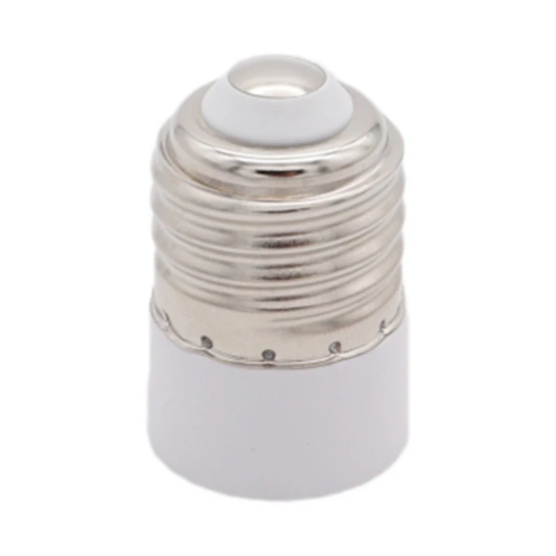 from E27 to E14 Lamp Holder Converter E14 Lamp Socket Adapter E27 Lamp Base Fireproof Material Screw Mouth Lamp Socket Changer