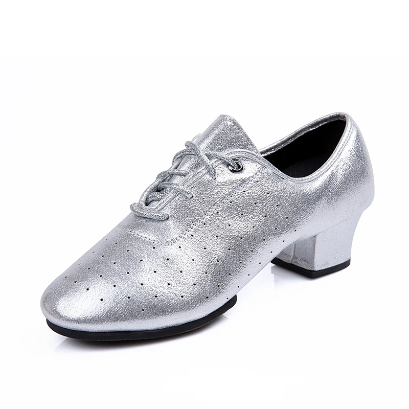 Latin Dancing Shoes For Women Gold Silver Professional Performance Jazz Dance Shoes Latina Heels Ballroom Dance Shoes Sneaker