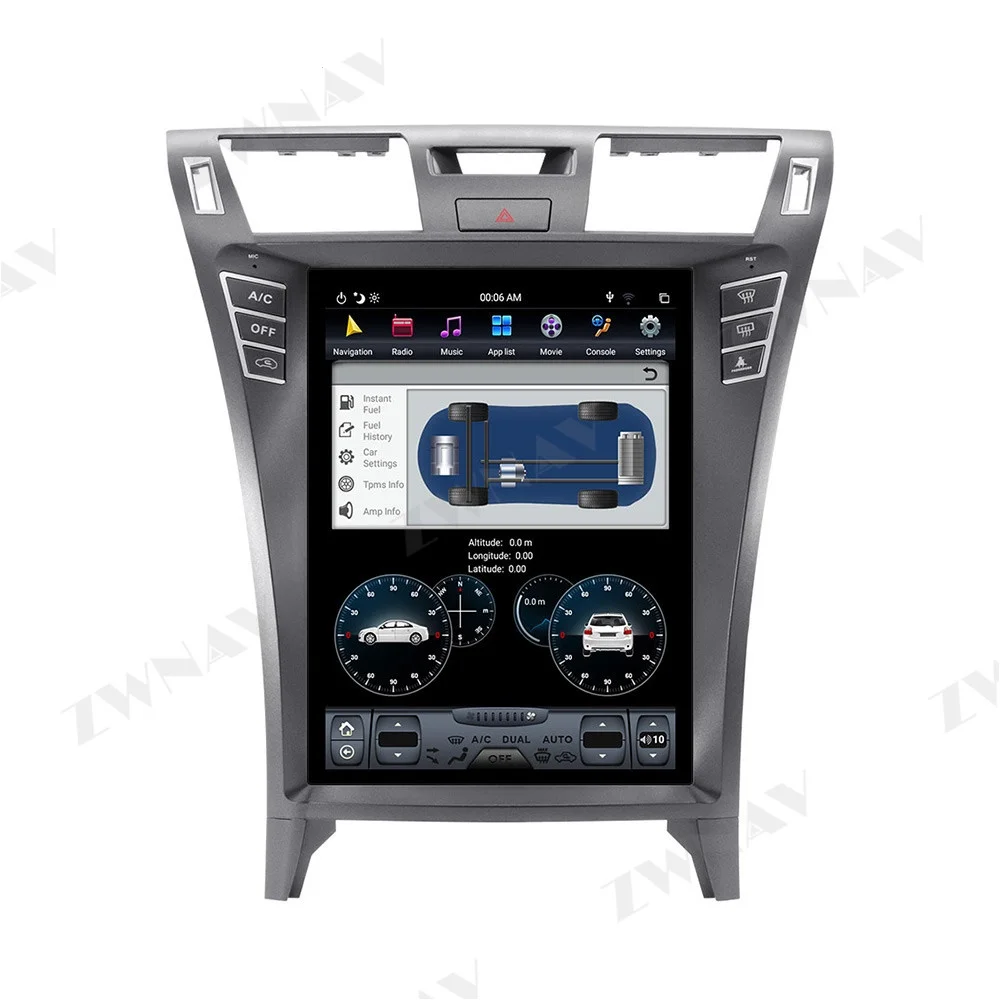 For Lexus LS460 2006 - 2012  Car Radio Screen GPS Navigation 128GB Android CARPLAY Multimedia Player Audio