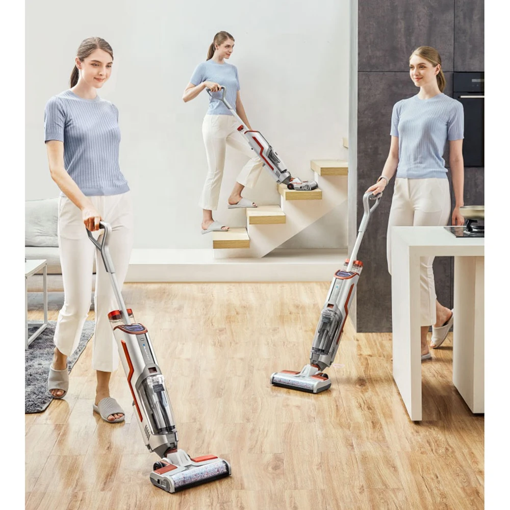 Fonction d'auto-nettoyage Rechargeable, vadrouille intelligente, nettoyage Portable des tapis, nettoyage séparé, réservoir d'eau sale