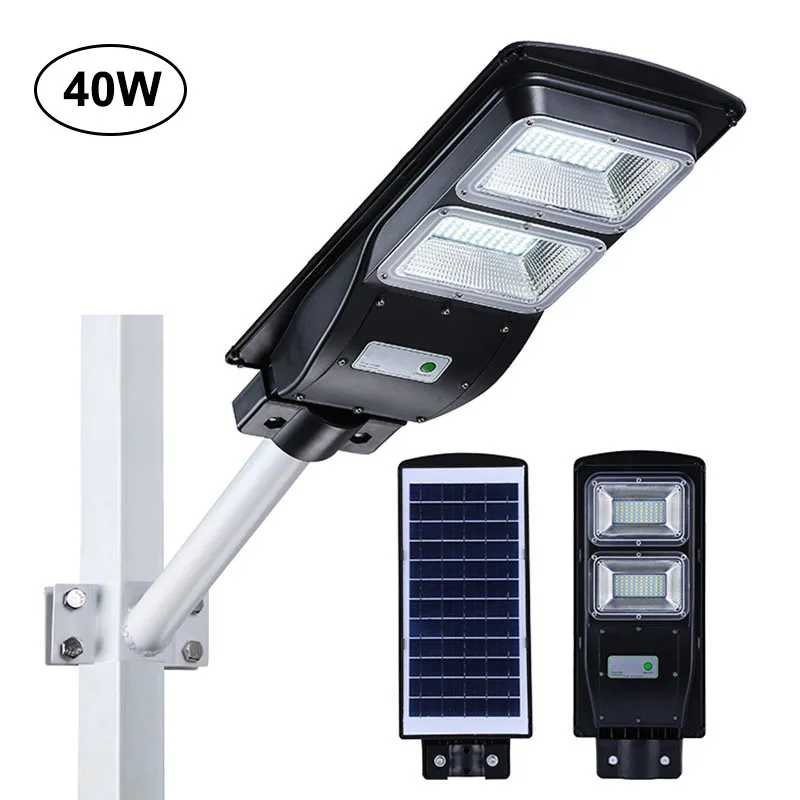 Solar Street Lights Outdoor Lights for Garden Waterproof IP65 Road Solar Powered Lantern Wall Lamp 20W 40W 60W High Brightness