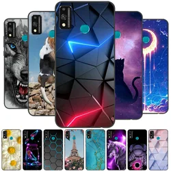 For Honor 9x lite Case Wolf Cartoon Silicon Soft TPU Back Cover For Huawei Honor 9X lite Phone Cases Honor9x Lite Fundas Coque