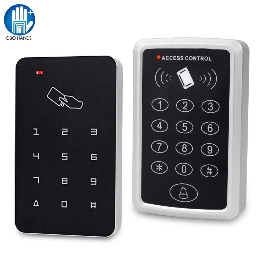 OBO Hands RFID Access Control Keypad 125KHz Proximity Access Controller Door Opener For Entry Security System with EM ID Key Tag