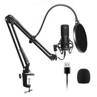 192KHz/24Bit High Sampling Rate USB Condenser Microphone computer game recording USB800 microphone set