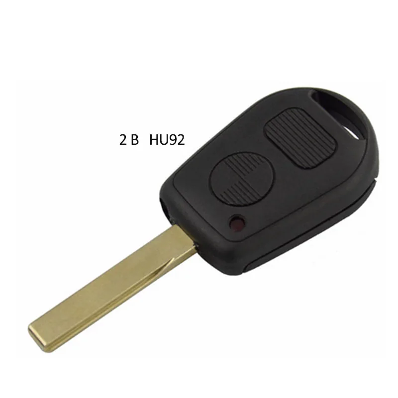 DIYKEY Shell chiave remota 2/3 pulsanti HU92 / HU58 lama per BMW E31 E32 E34 E36 E38 E39 E46 Z3 M3 X5 Z4 325 330 i Ci Xi