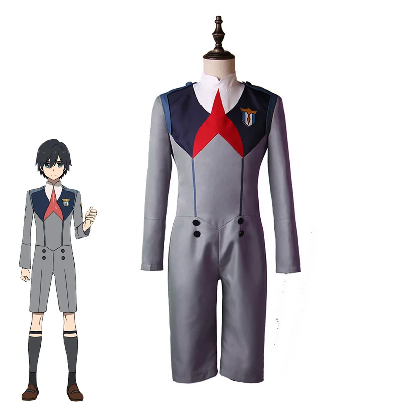 

New Japanese Anime DARLING in the FRANXX HIRO 016 Cosplay Costume Unisex Jumpsuit Halloween Carnival Uniforms Custom Made