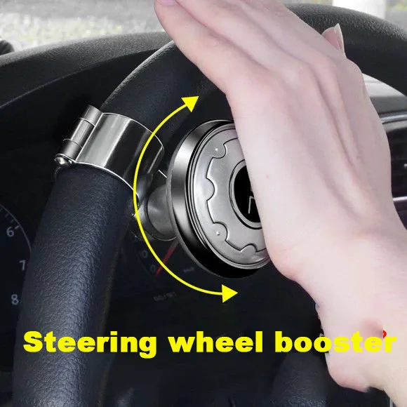 Turning Steering Wheel Booster Spinner Knob 360 Degree Rotation Metal Bearing Power Handle Ball Shaped