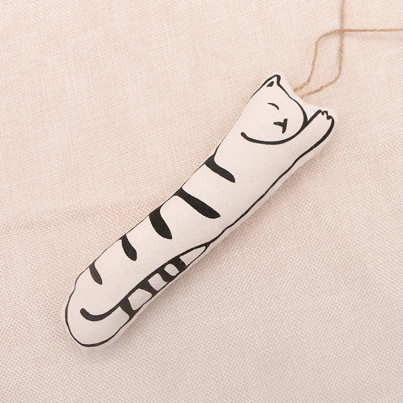 Cat funny cat stick chews hanging cage self-hey to relieve boring paper sound catnip cotton fish cat toy Kitten interactive Toys