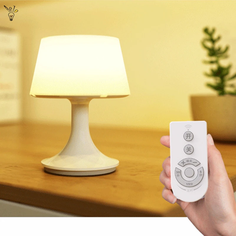 LED Remote Control Charging Night Lights Baby Bedroom Breastfeeding Dimming Bedside Lamp Confinement Eye Protection Nightlight