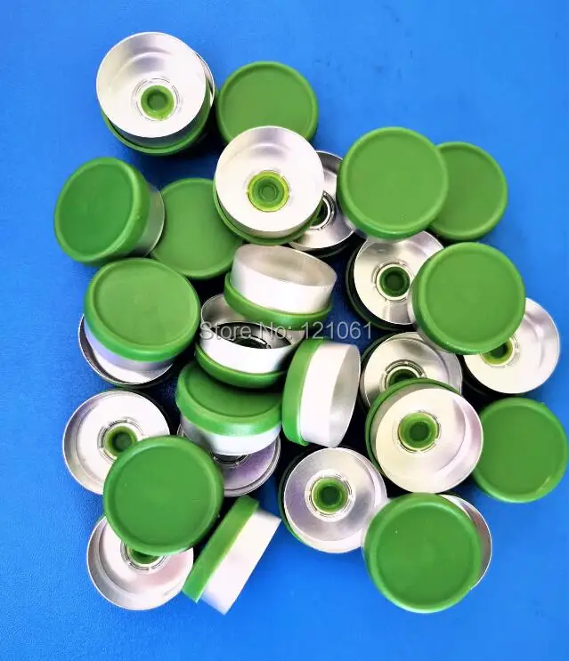 20mm Aluminium Plastic Cap,50pcs/lot! Colored Plastic Caps, Sealing Tear off Cap,Aluminium tops for crimp glass vial