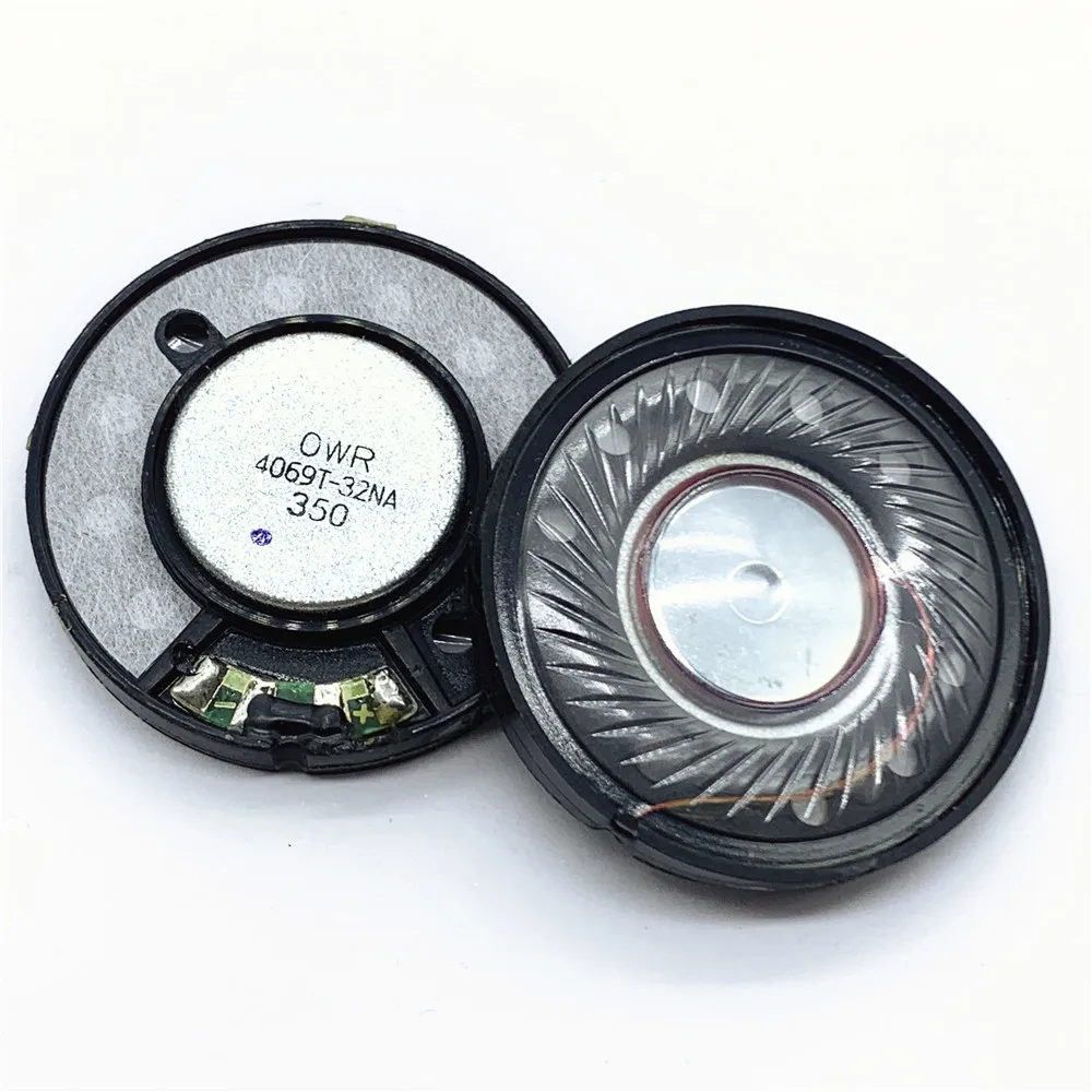 DIY Headphone Unit Asli 40 Mm Unit Speaker 2 Pcs