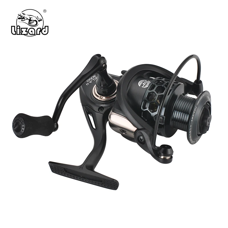 Lizard Spinning Reel 8kg Max Drag 1000-6000 Series 5.2:1 Gear Ratio for Bass Fishing sea rod fishing reel