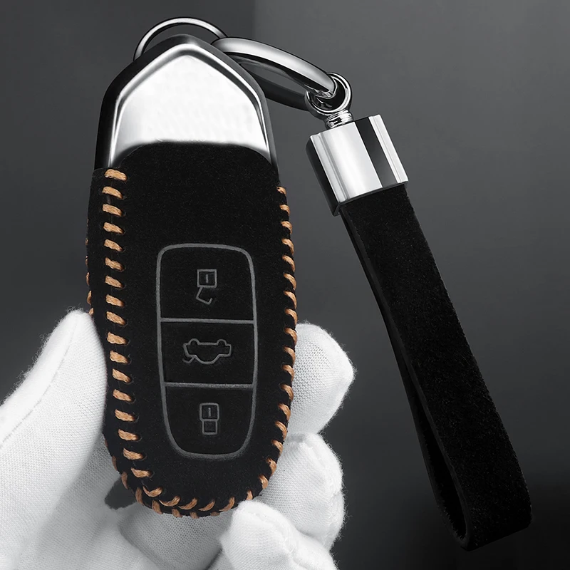 High Quality Suede Car Key Case for Lamborghini Special-Purpose Auto Interior Accessories