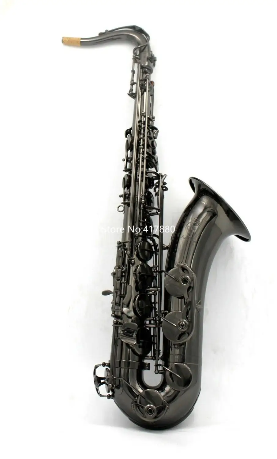 

Brand New Tenor Saxophone Bb Tune full body and keys black nickel Musical instrument With Case Free Shipping